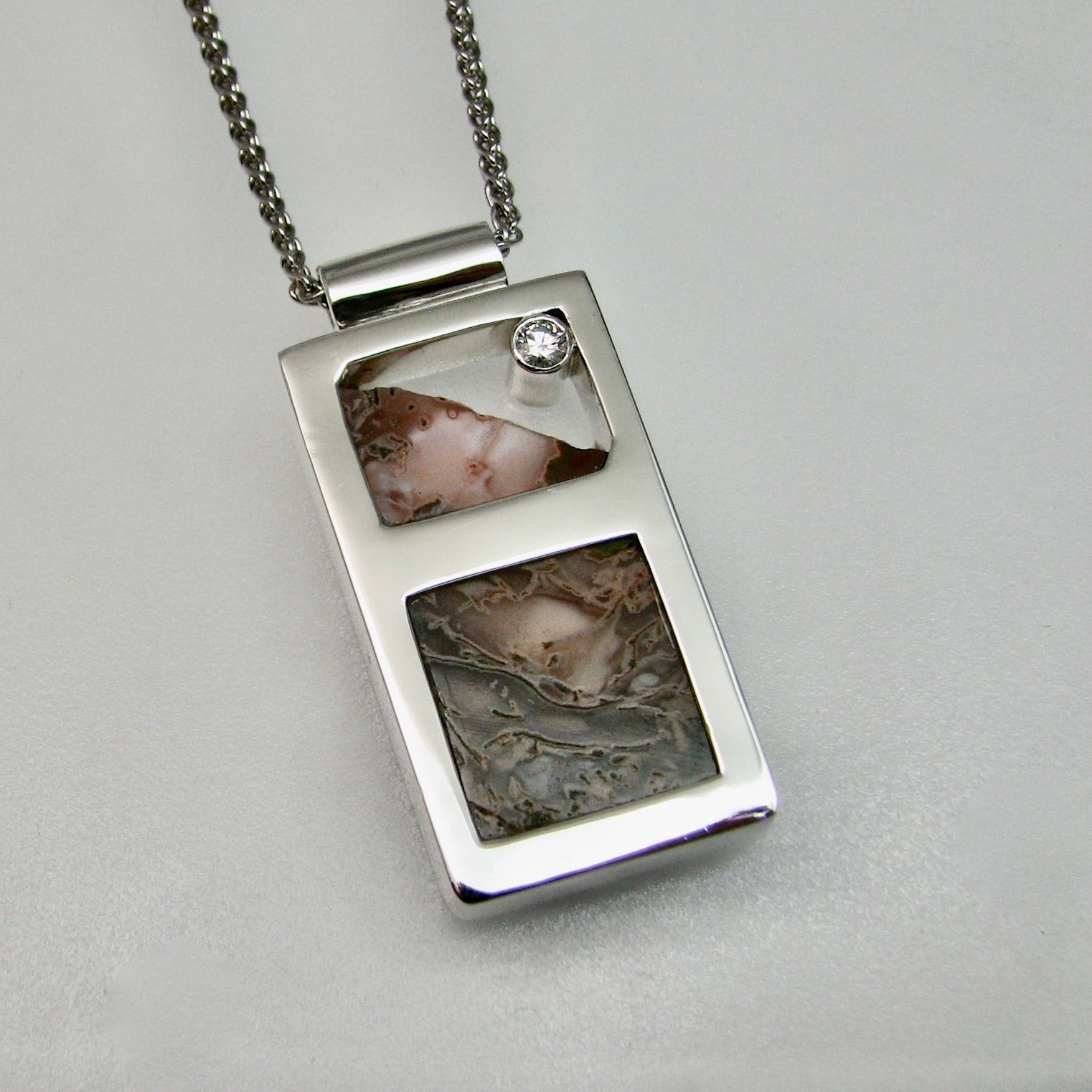 Custom Agate Geode Pendant
