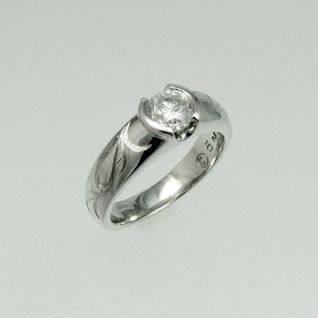 Engraved Omega Ring