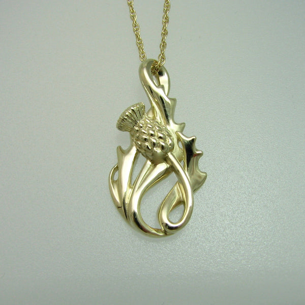 The Flower of Scotland Thistle Pendant