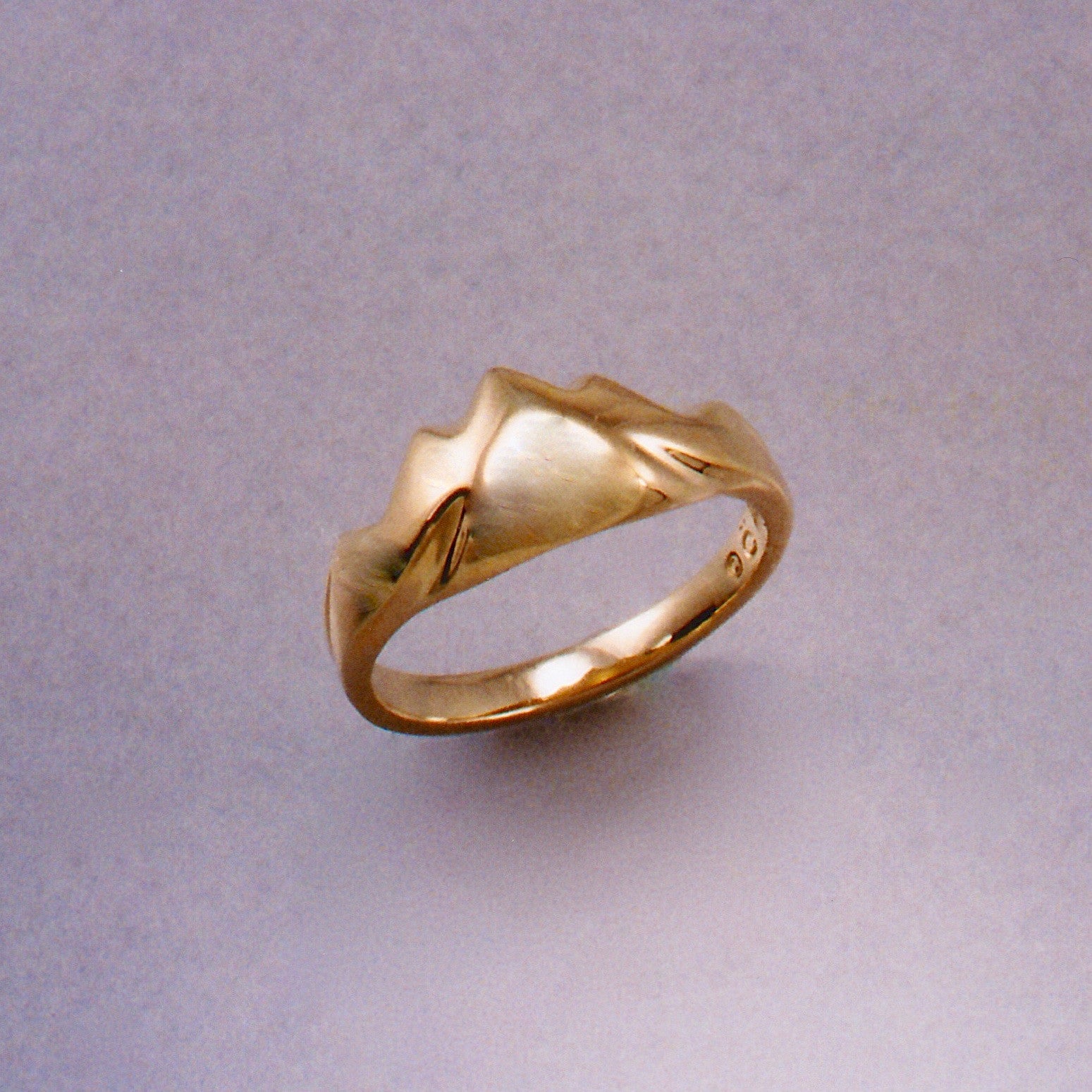 Light Smooth Mountain Ring
