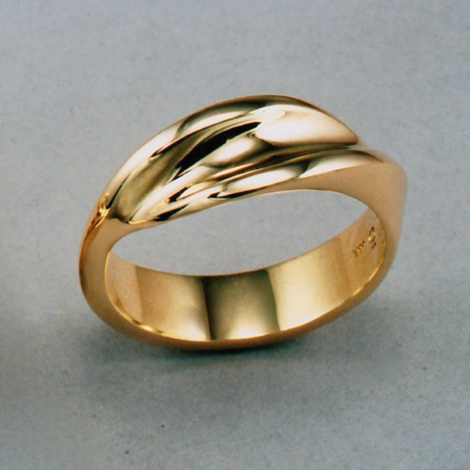 Waves Gents' Ring,Custom,custom jewelry designer,custom jewelry design, Handmade jewelry, handcrafted, fine jewelry designs, designer goldsmiths, unique jewelry designs, northwest jewelry, northwest jewelry designers, pacific northwest jewelry,